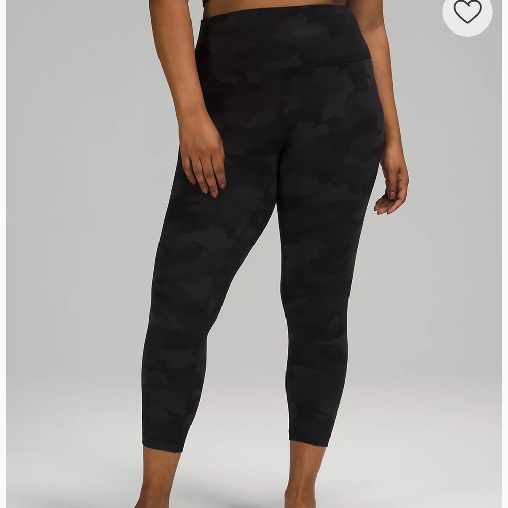 lululemon athletica Black Camo Leggings